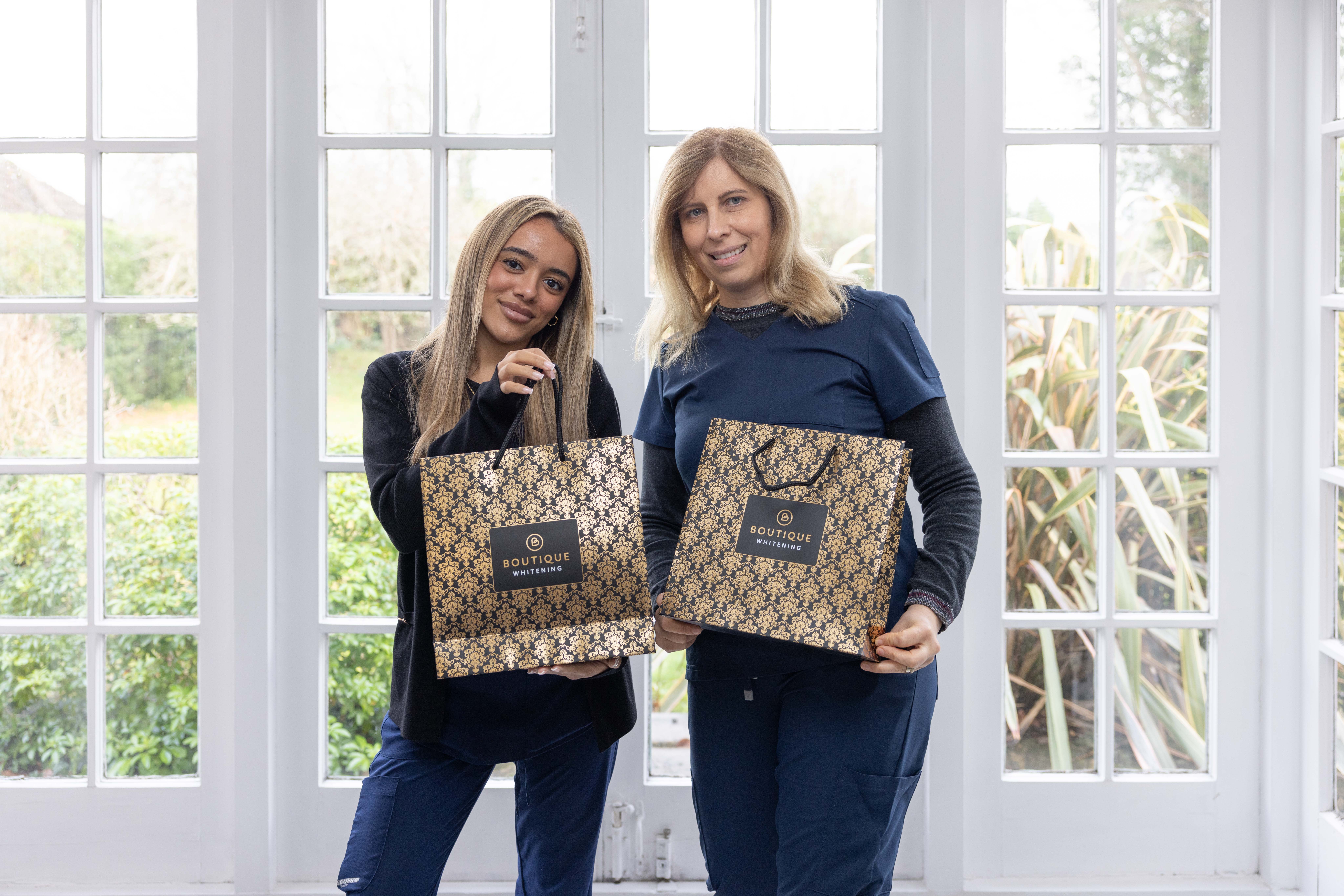 a dentist working on a patient