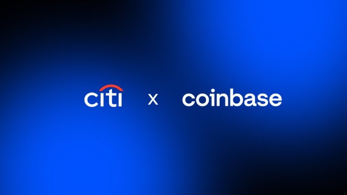Logo Citi e coinbase