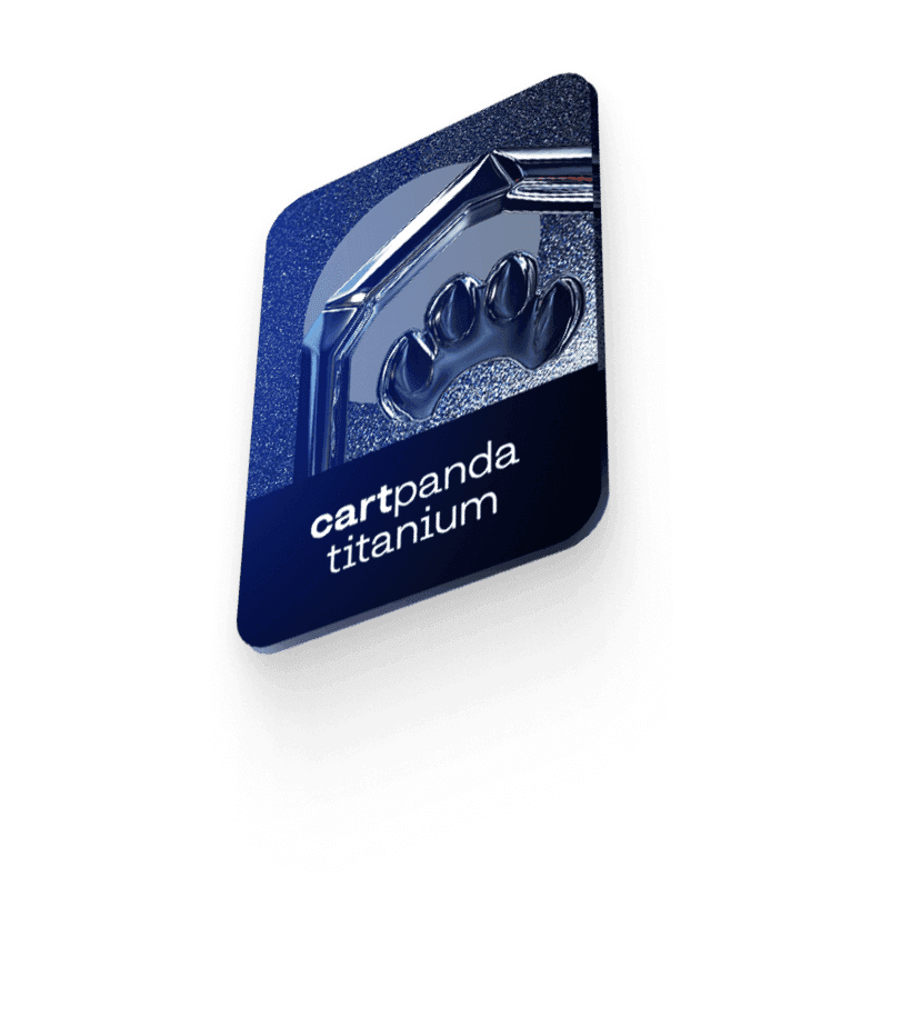 A blue digital icon with a stylized design, resembling a card or badge, against a gray background.