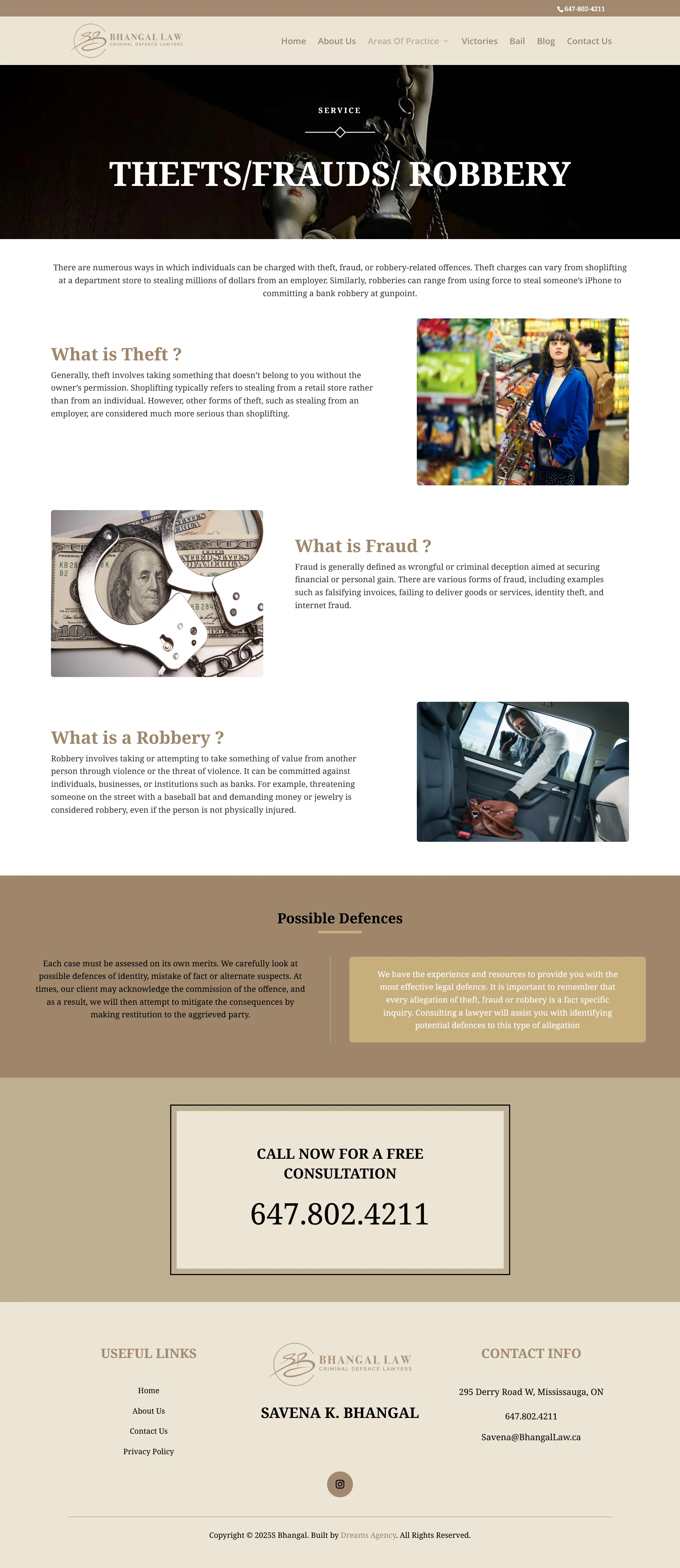 Thefts_Frauds_ Robbery Bhangal Law