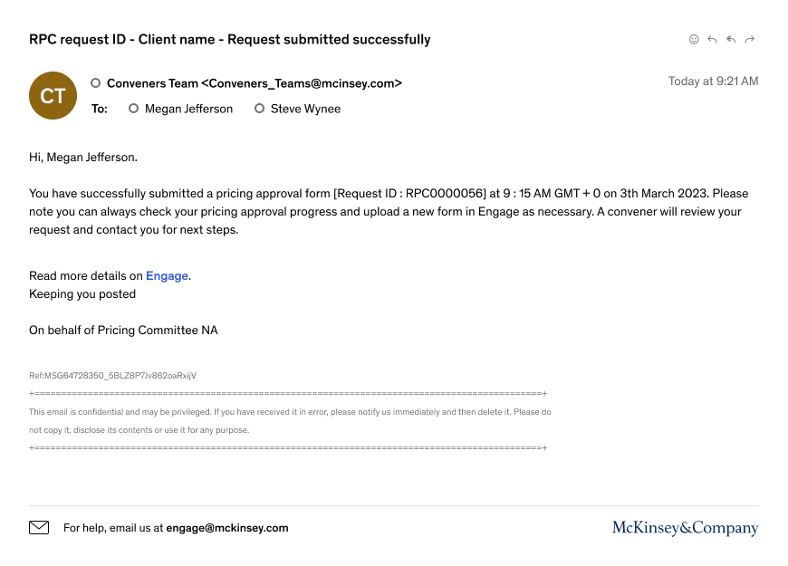A screenshot for two app screens