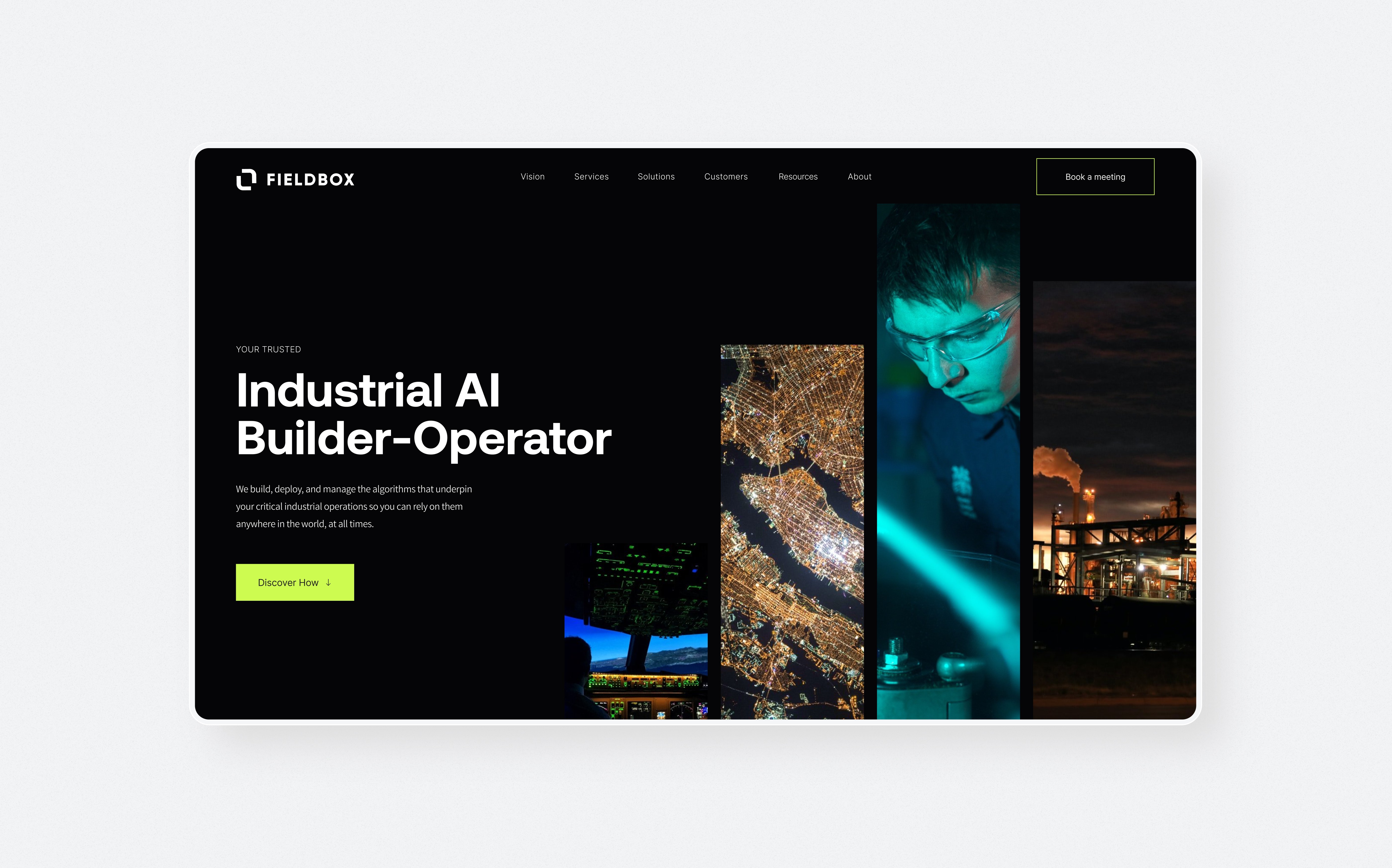 Fieldbox Branding Web page