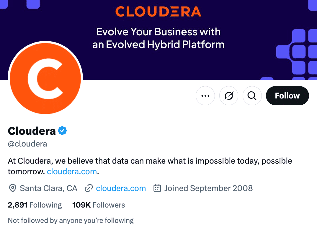 Marketing Spotlight: Cloudera Marketing Strategy Social Media Strategy