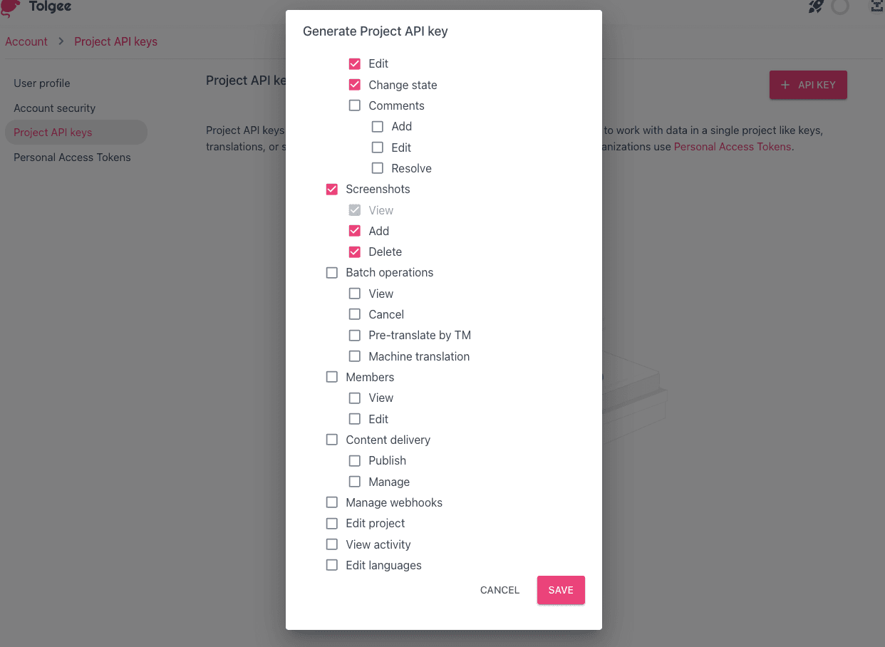 Set up API