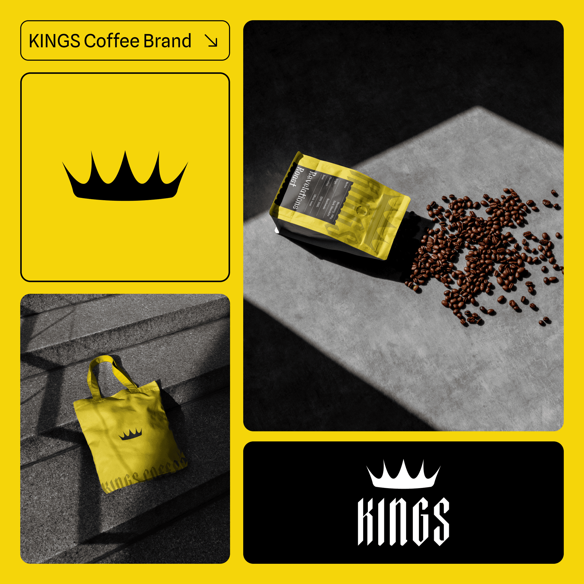 Kings coffee branding