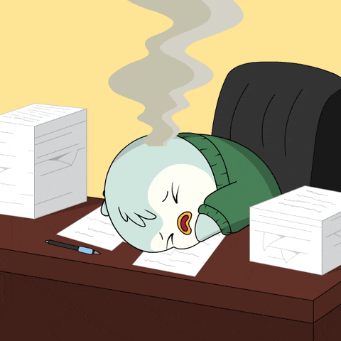 Pudgy Penguin: Work & School Burnout