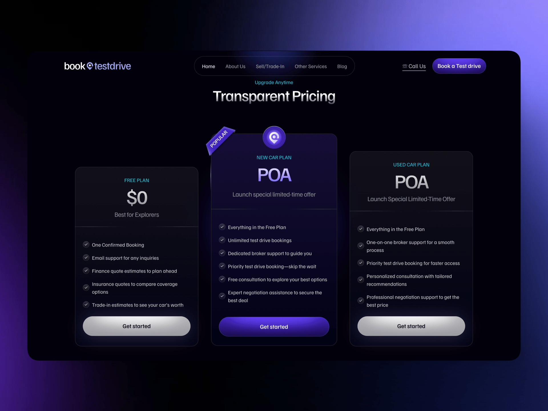 Book a test drive Australia Mockup 3 - a Mobile app designer in Australia