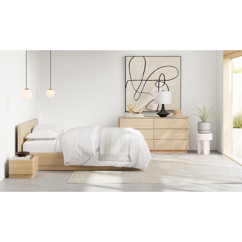 Built with premium materials, the mille platform bed ensures lasting comfort and support.