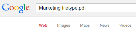 File Type Google Search