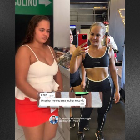 Athlete winning a race