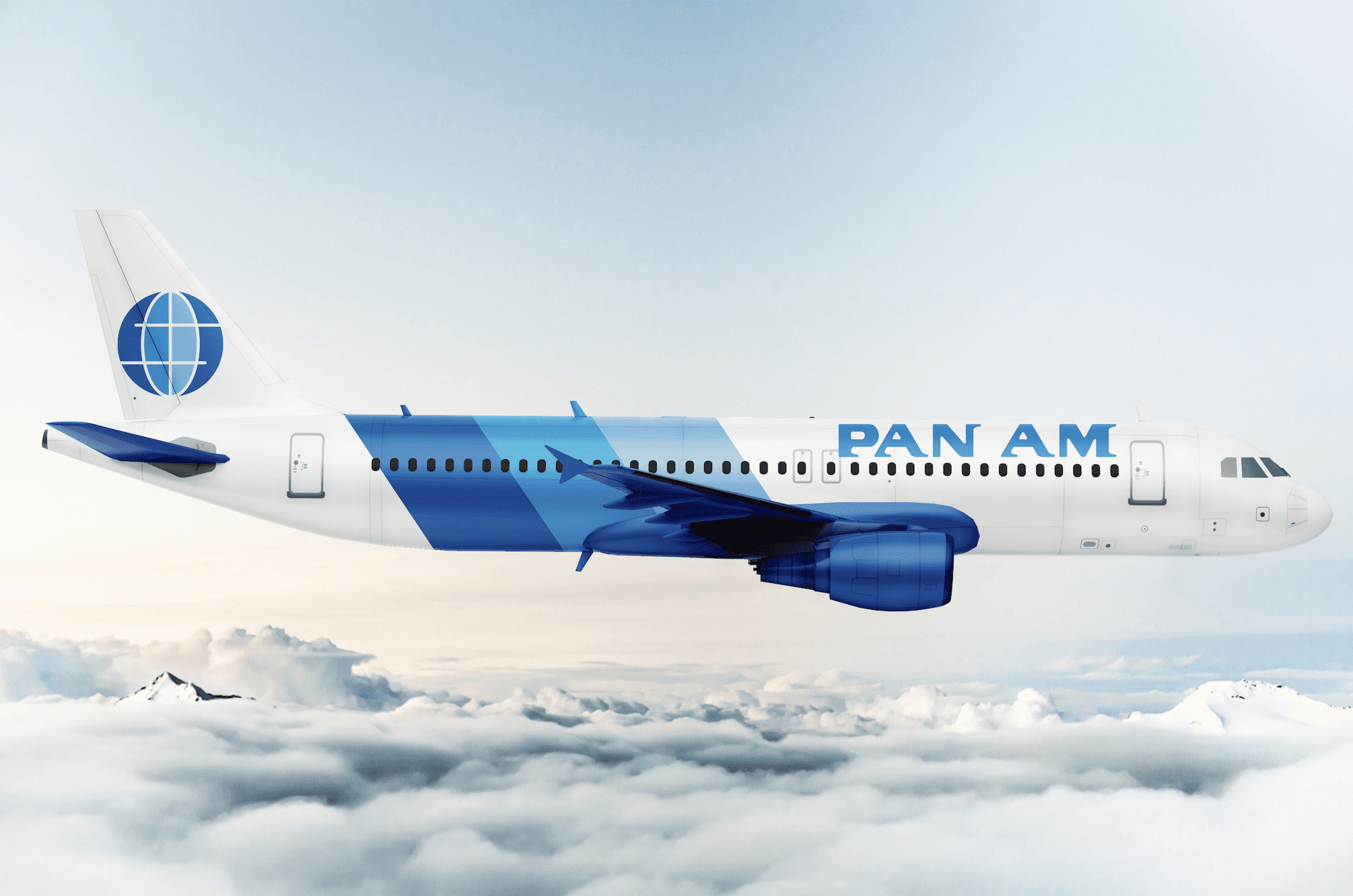 Pan Am Plane Mockup