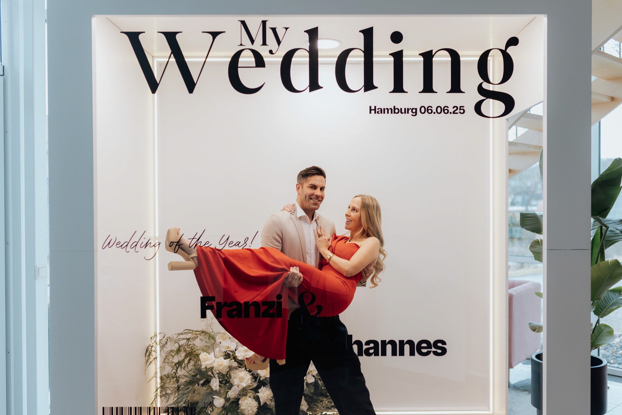 Pärchen in Coverbox Fotobox