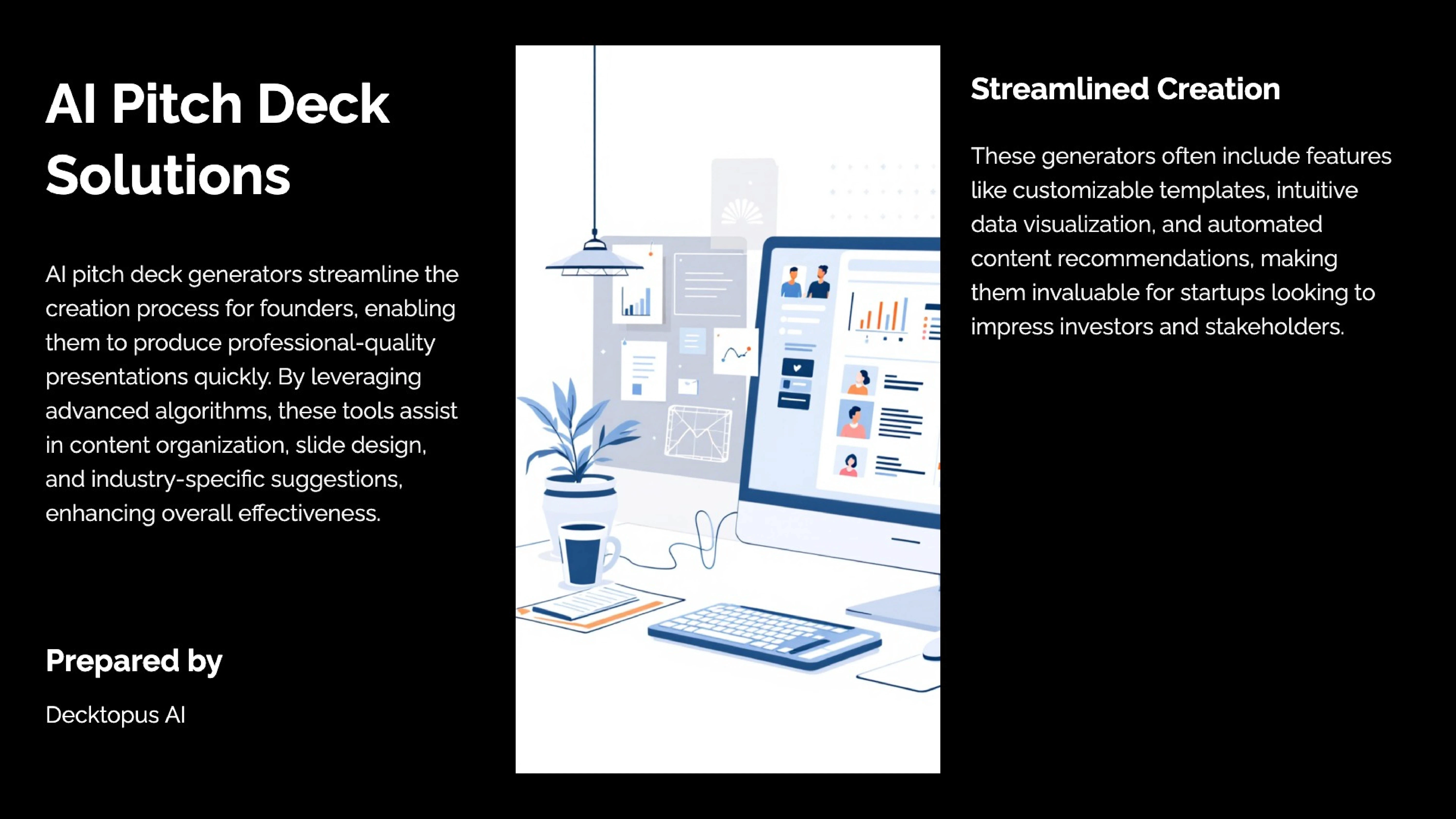What is a pitch deck creator?