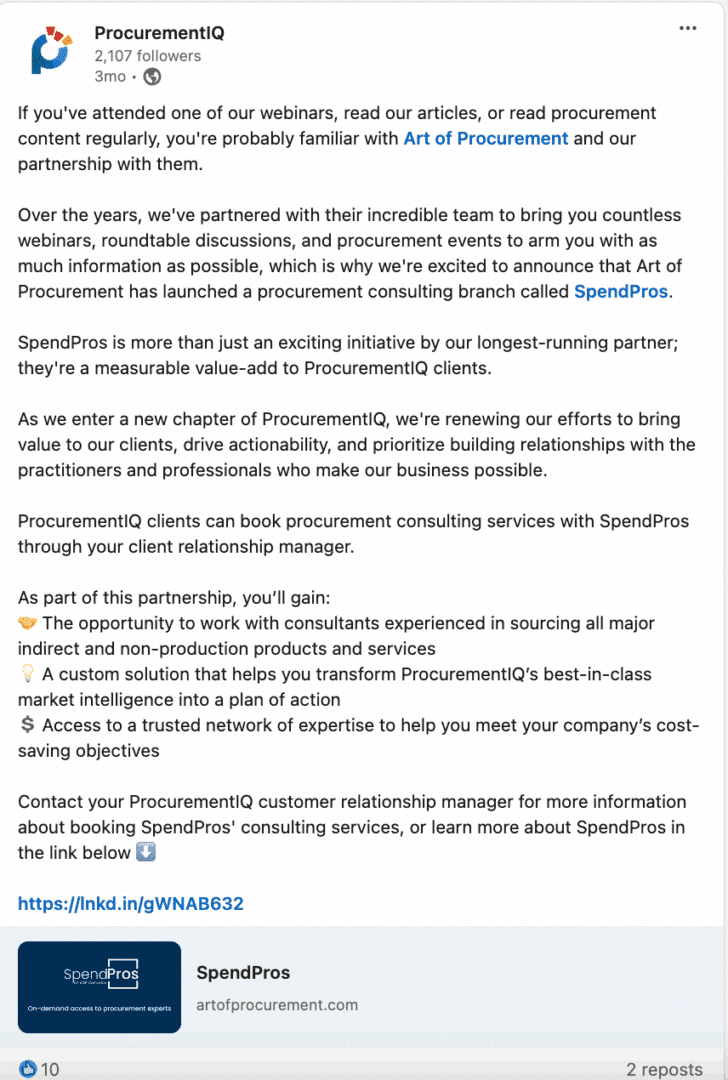 Marketing Spotlight: ProcurementIQ | Milk and Cookies Studio