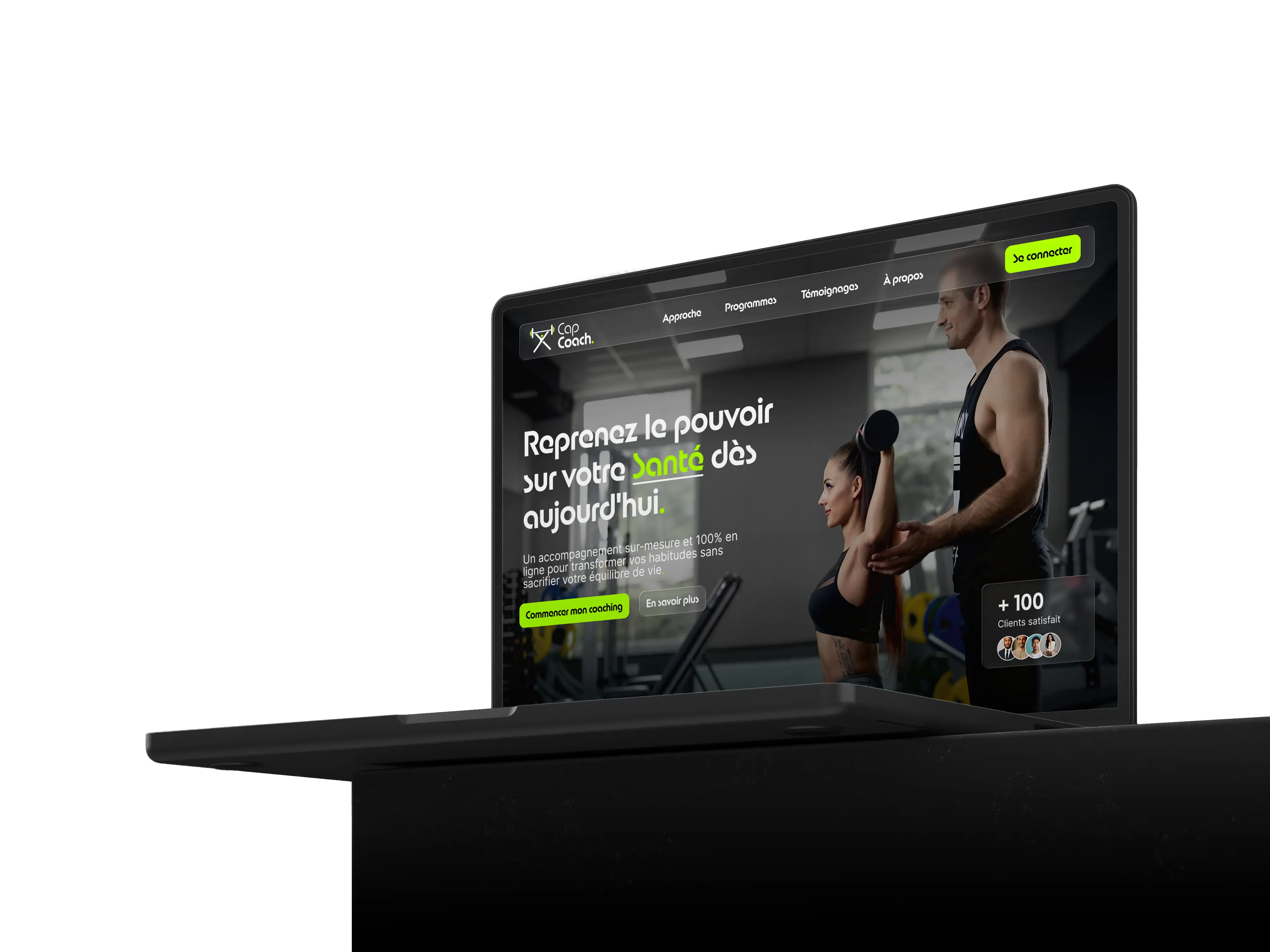 Mockup aeryx studio site-web