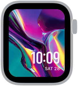 prism reverie Apple Watch face preview 3 featuring abstract, gradient, and modern.