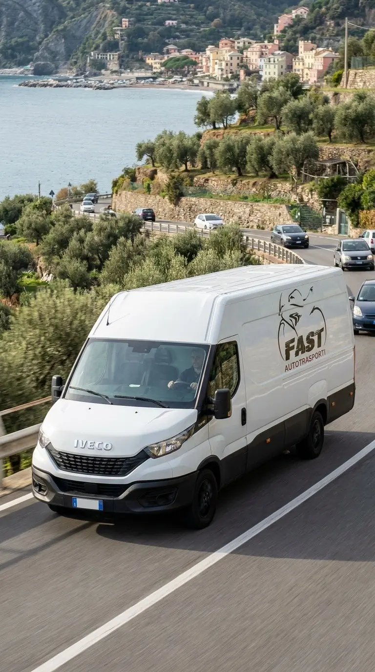 Furgone FAST per trasporto moto a Genova