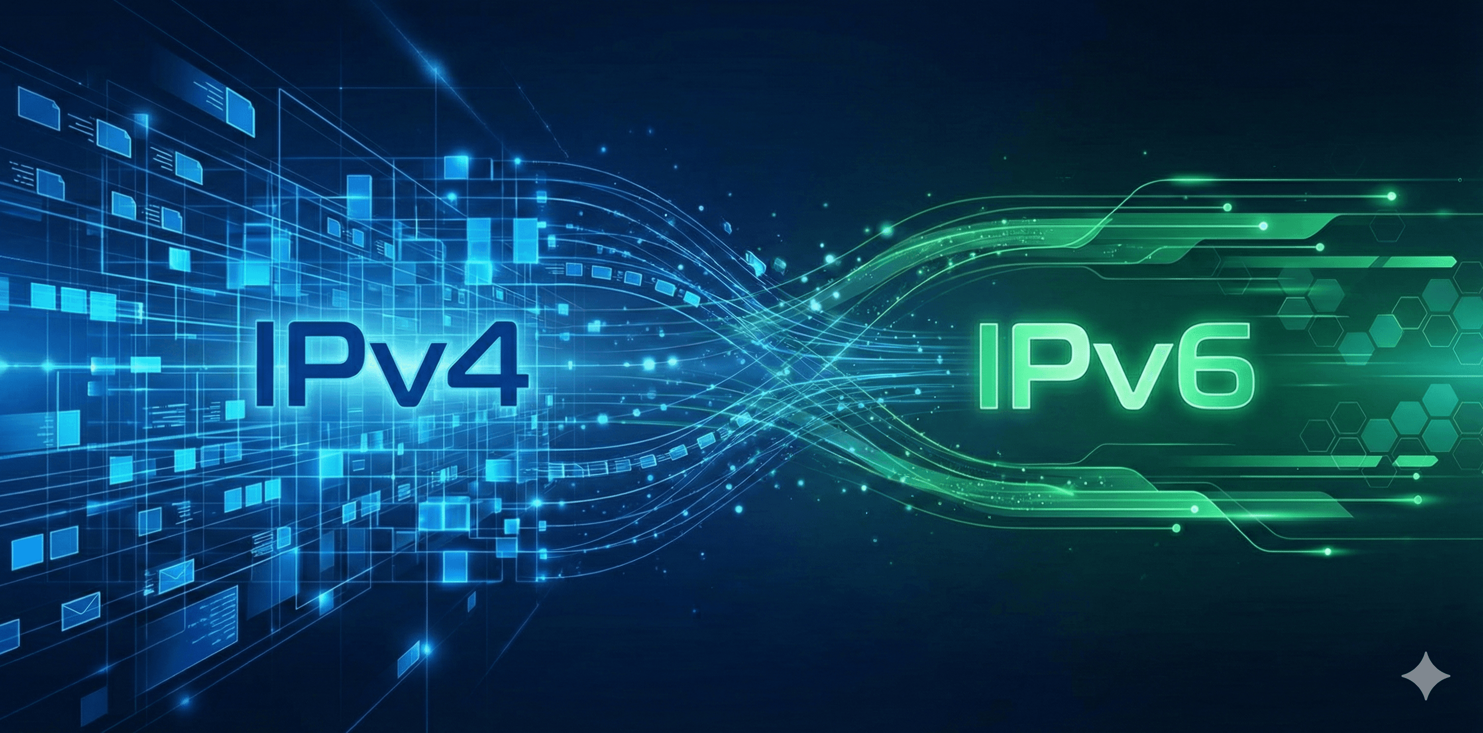 IPv4 vs IPv6 adoption