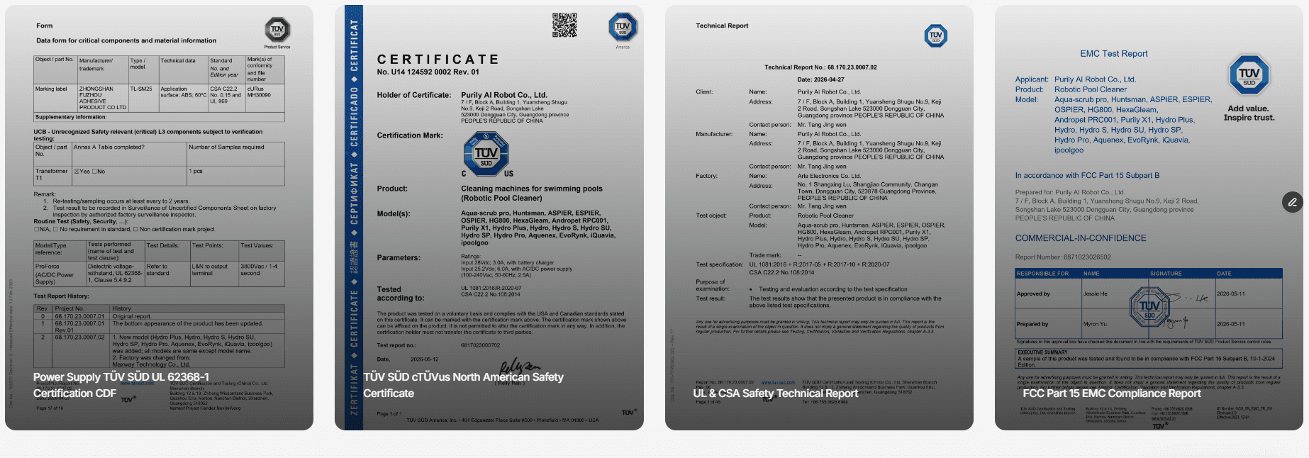 PURILY Certifications and Quality Standards