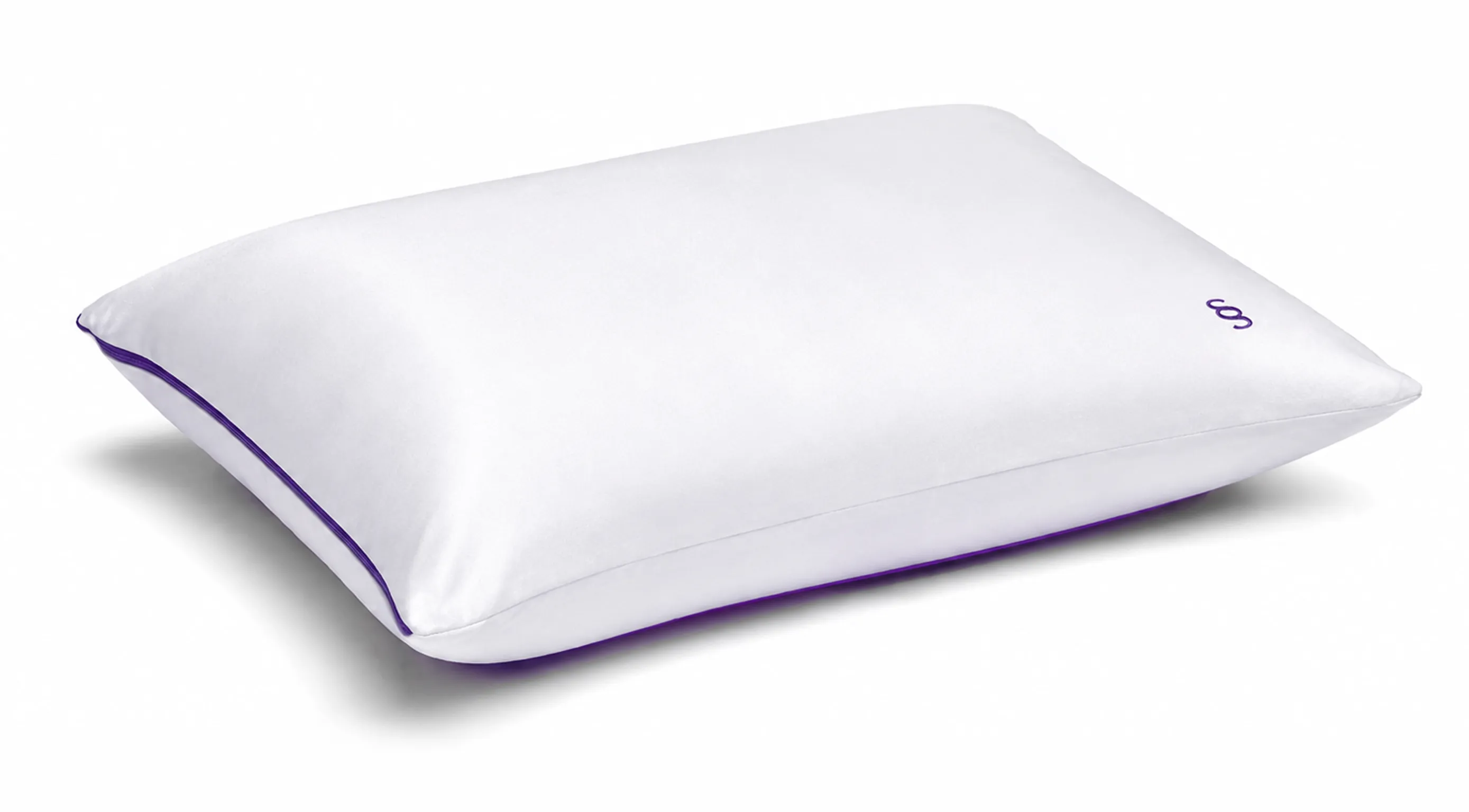 Pillow with a PurFlow pillow cover on
