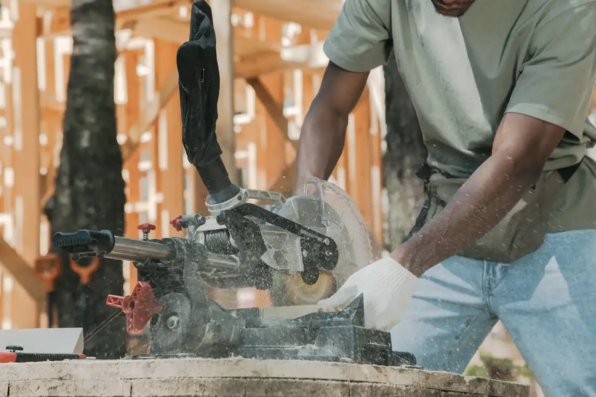 Using a saw