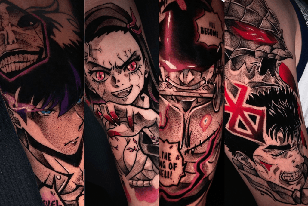 The Best Anime Tattoo Artists