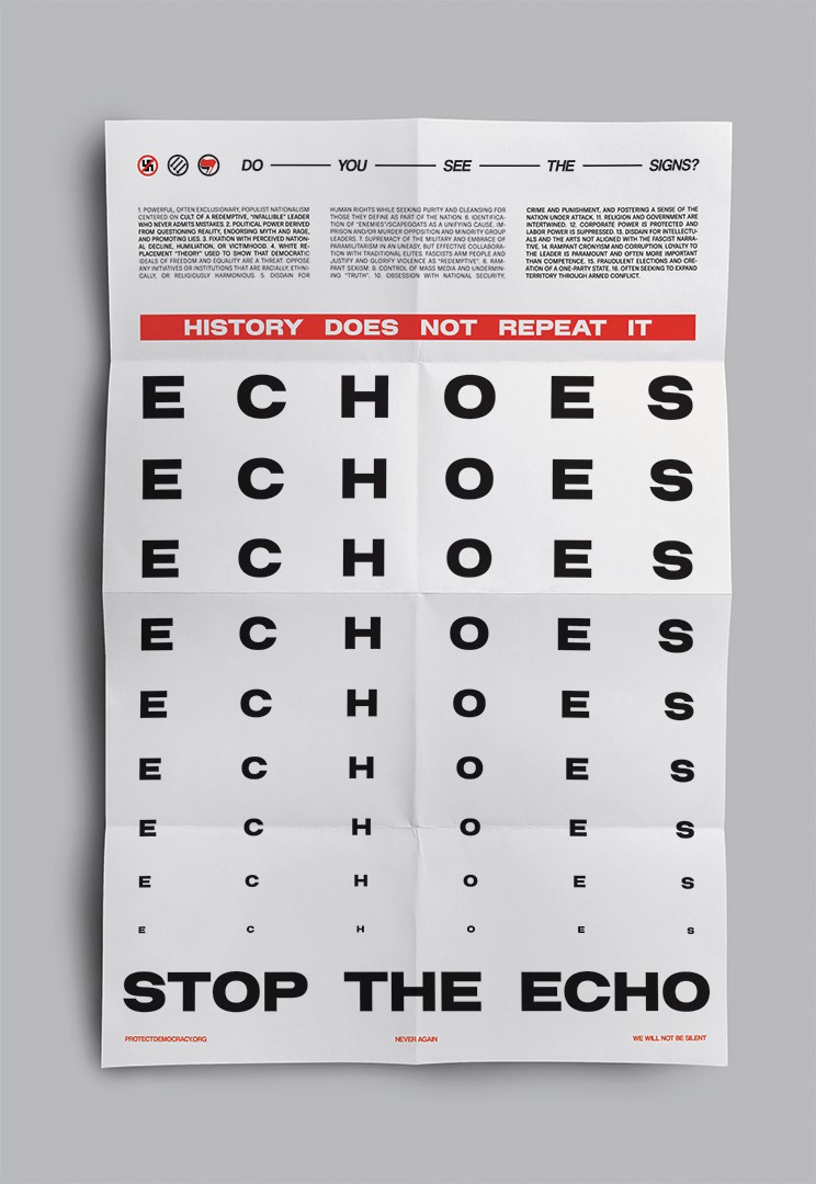 Stop the Echo Poster