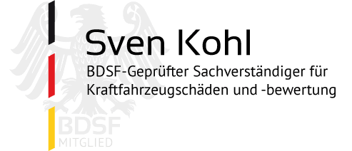 BDSF-Geprüfter Sachverständiger für
Kraftfahrzeugschäden und -bewertung