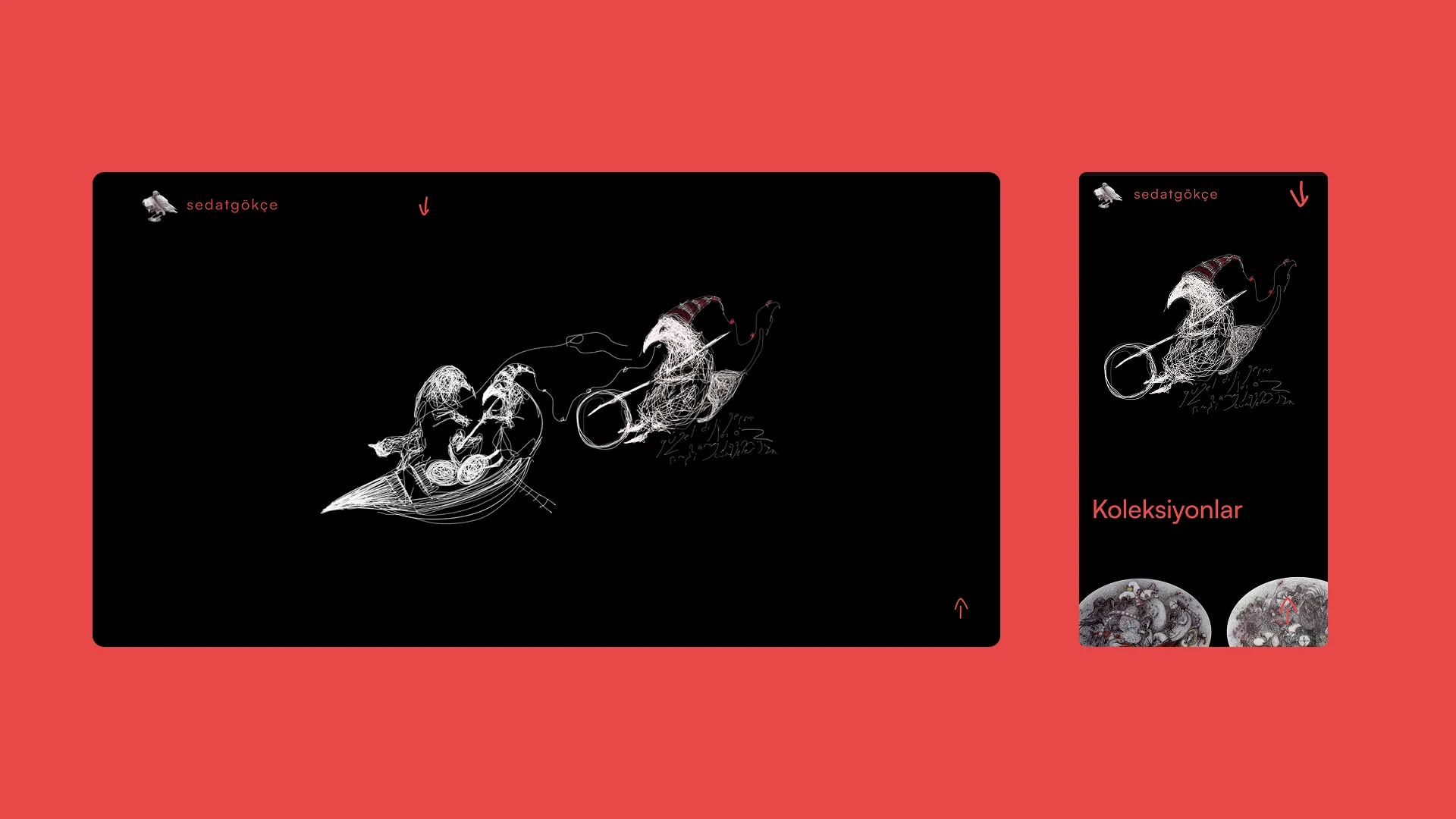 Website showcase home