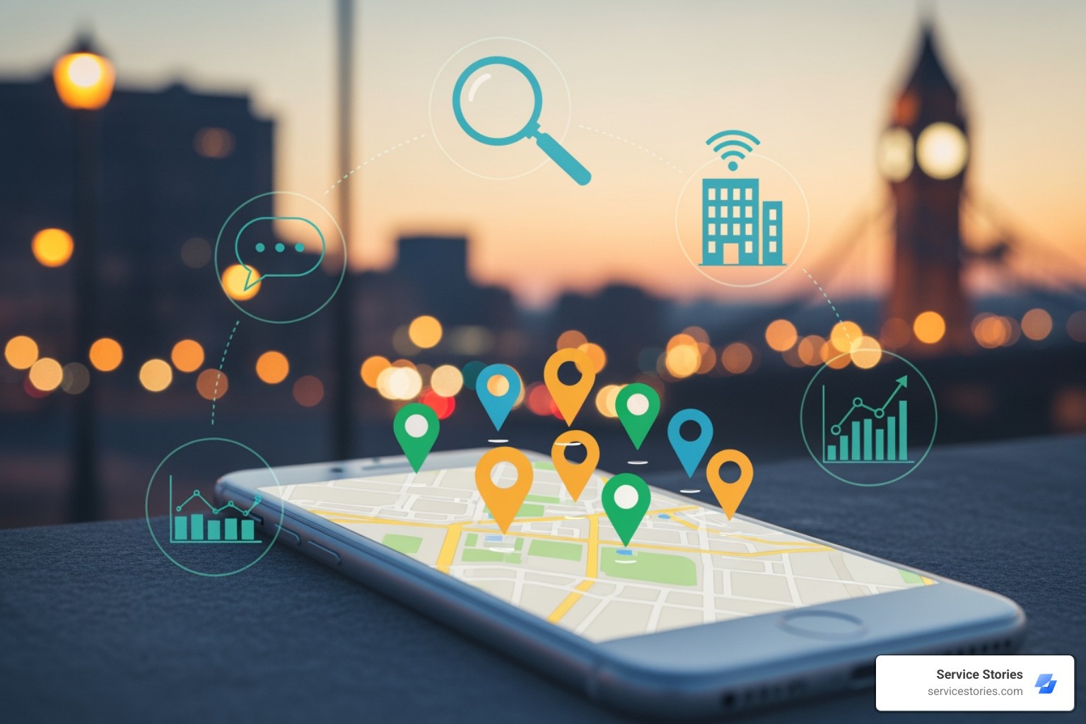 dashboard showing local ranking improvements - local SEO for businesses
