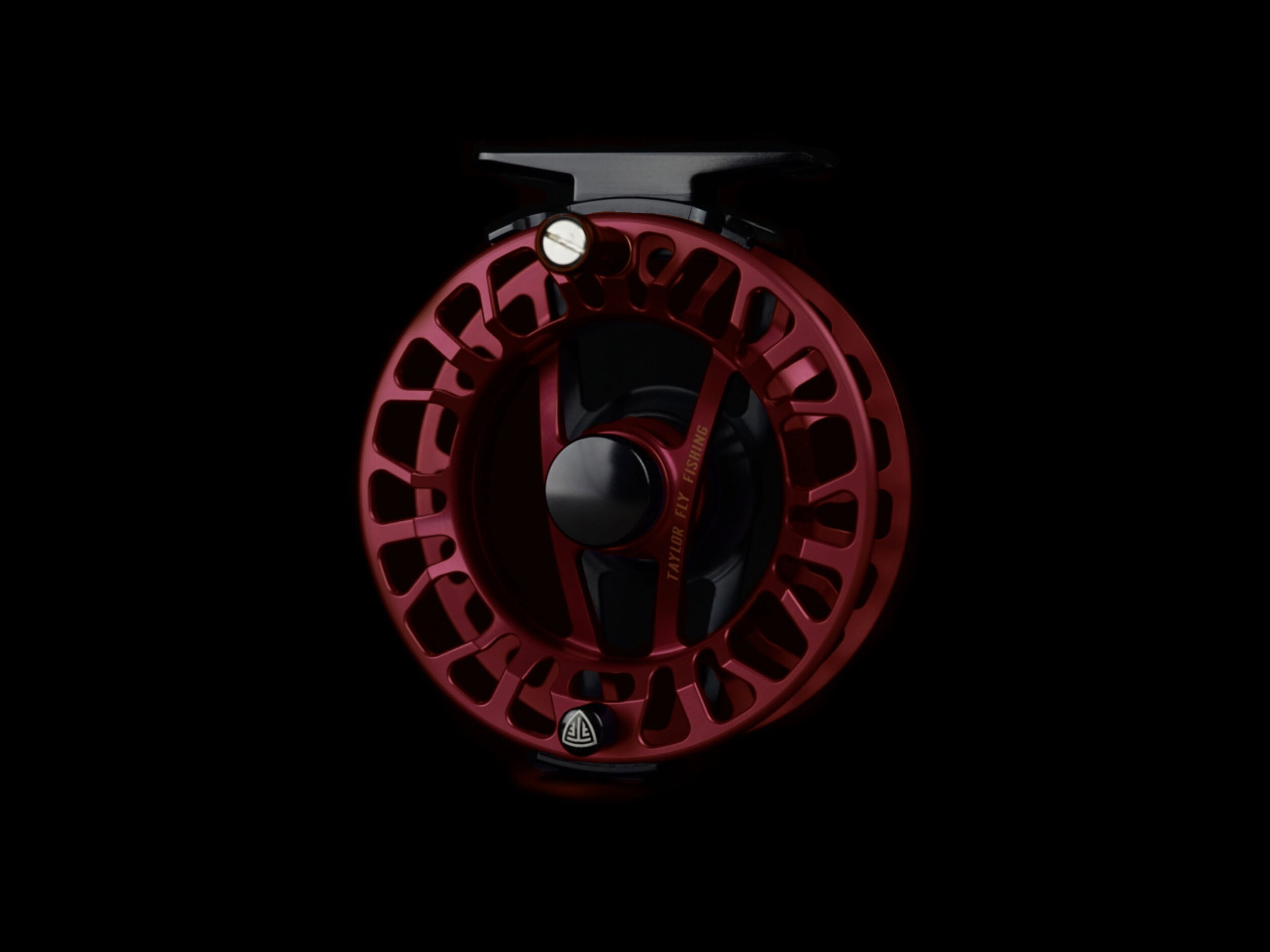 Elemnt red back side taylor fly fishing reel