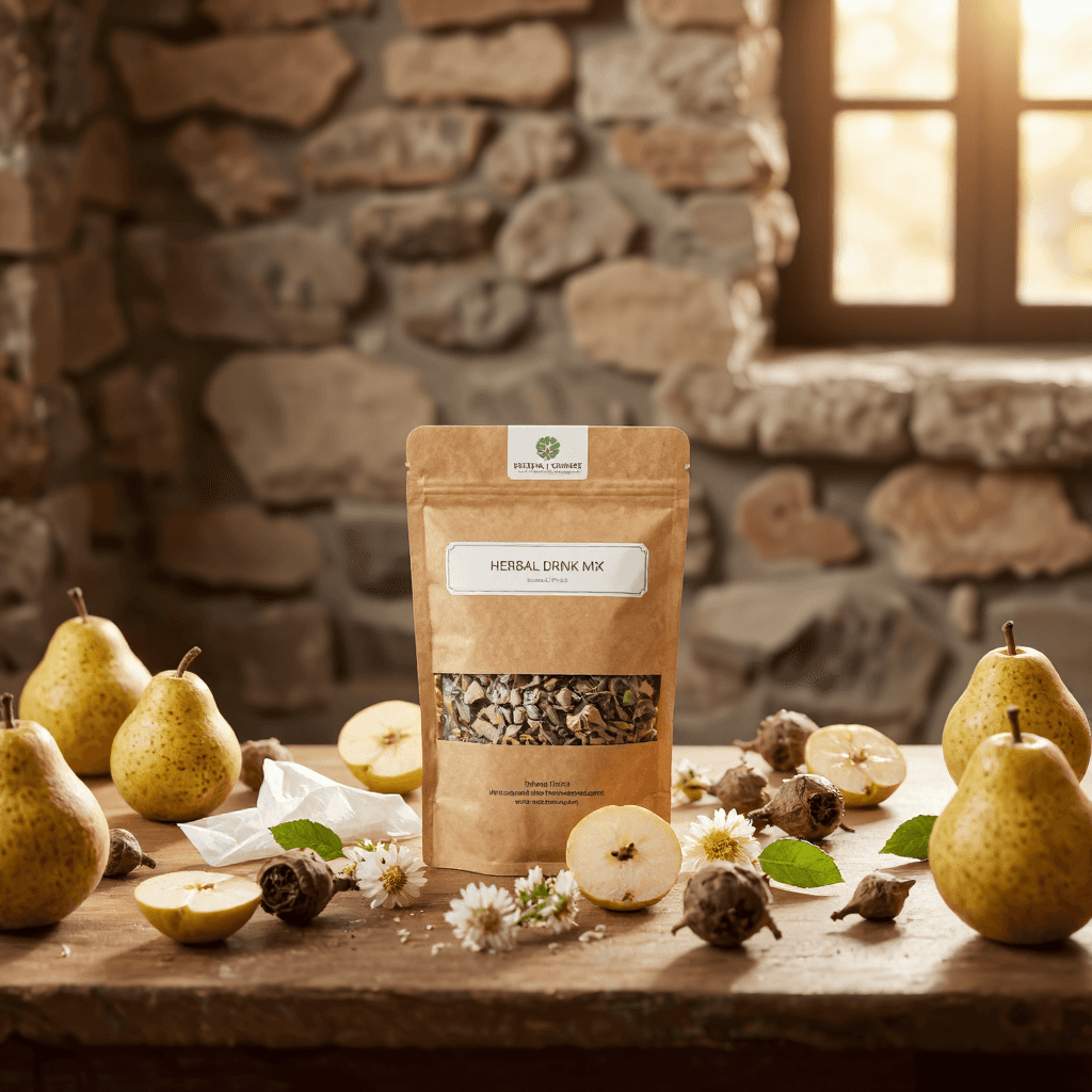 product photography of box of herbal drink mix