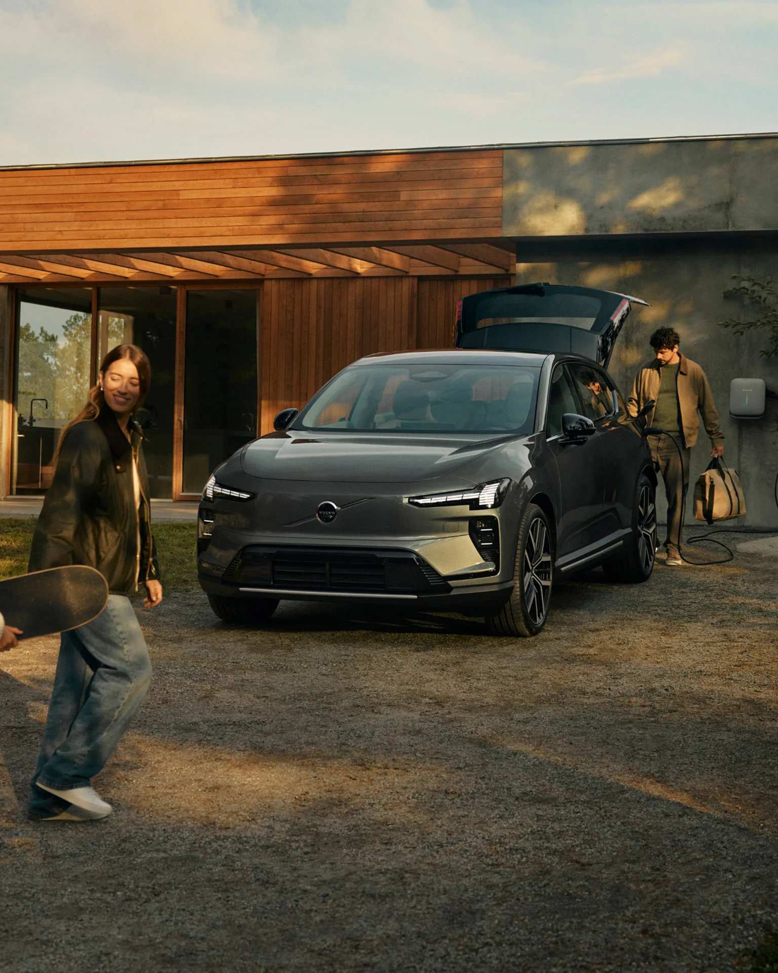 husband and wife working happily on a laptop