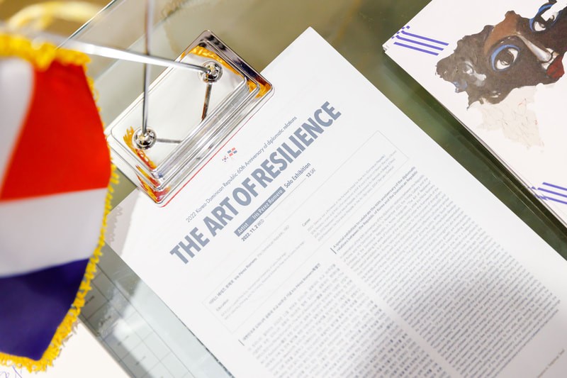 THE TRINITY X 주한 도미니카 공화국 대사관 · <The Art of Resilience>展: Global Art Reception