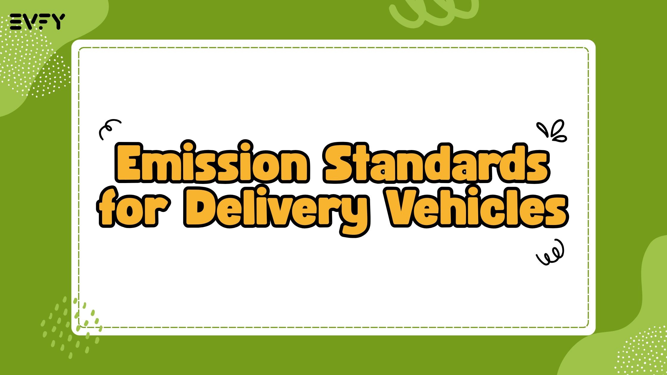 Emission Standards for Delivery Vehicles