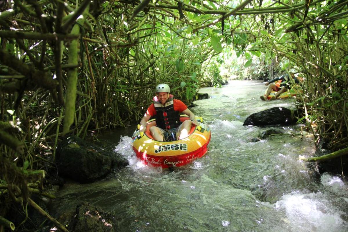 River tubing, Bali