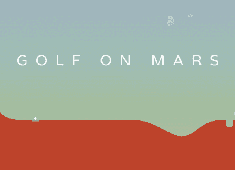 Golf on Mars Hero