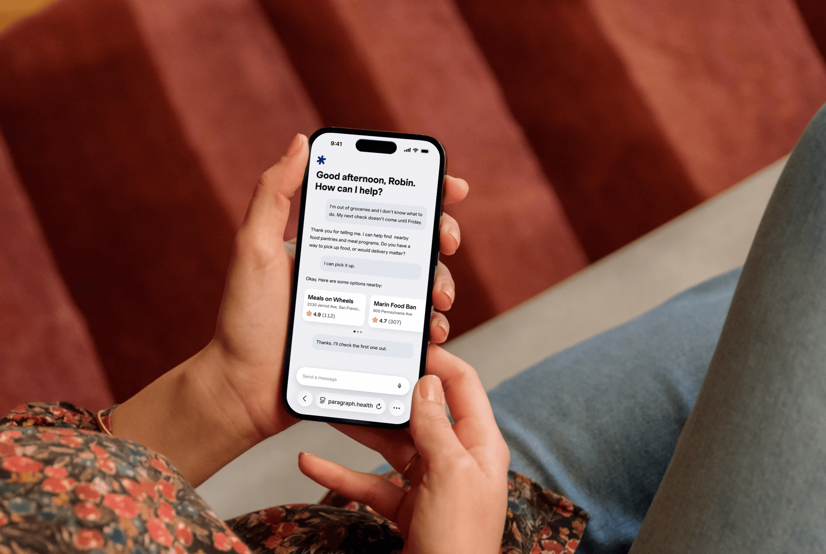 A mockup of Freelio's mobile app