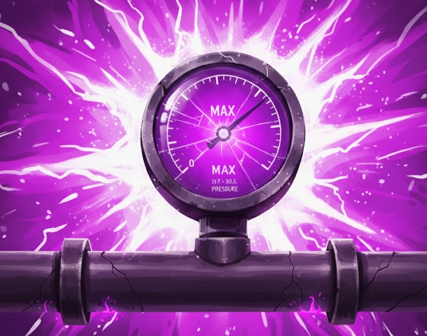 Blocked Flow Pressure Gauge