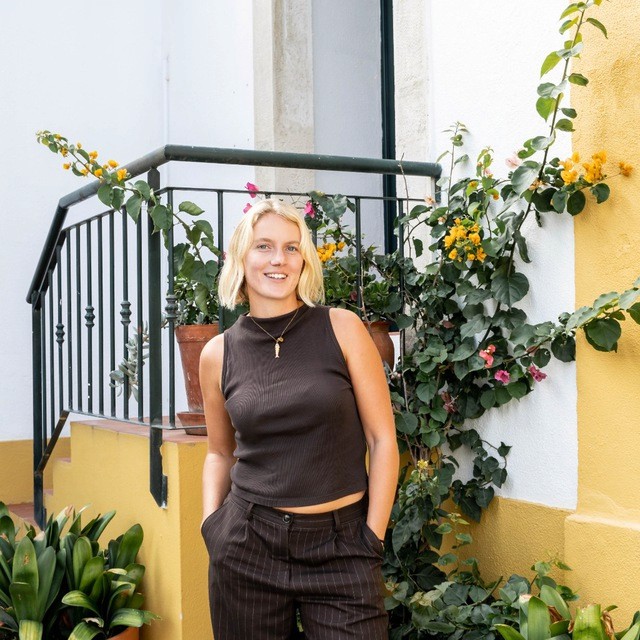 Futuristic plastic chair