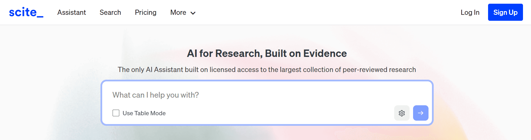 scite -  AI Tools for Summarizing Research Reports