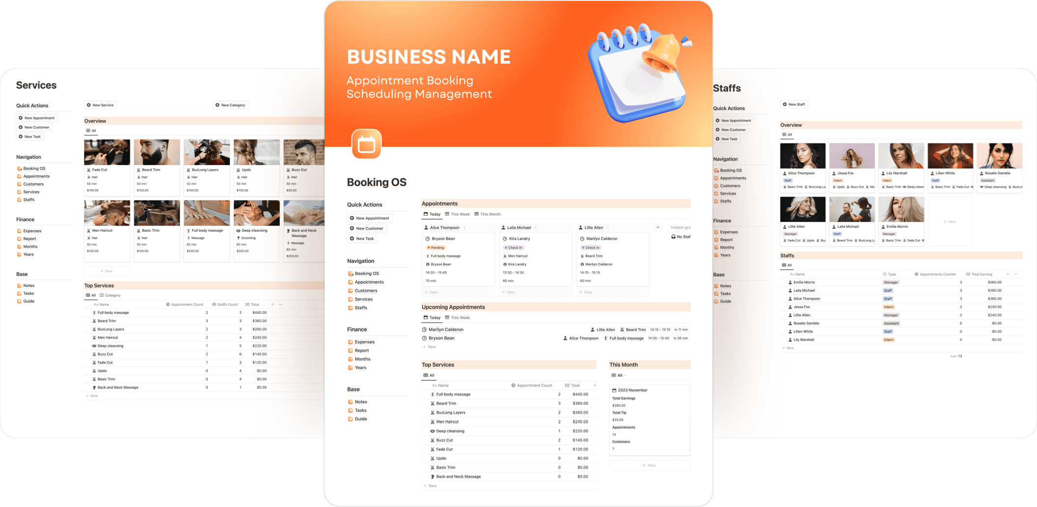 Manage your appointments all in one powerful place