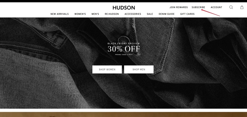 Hudson-subscribe-menu