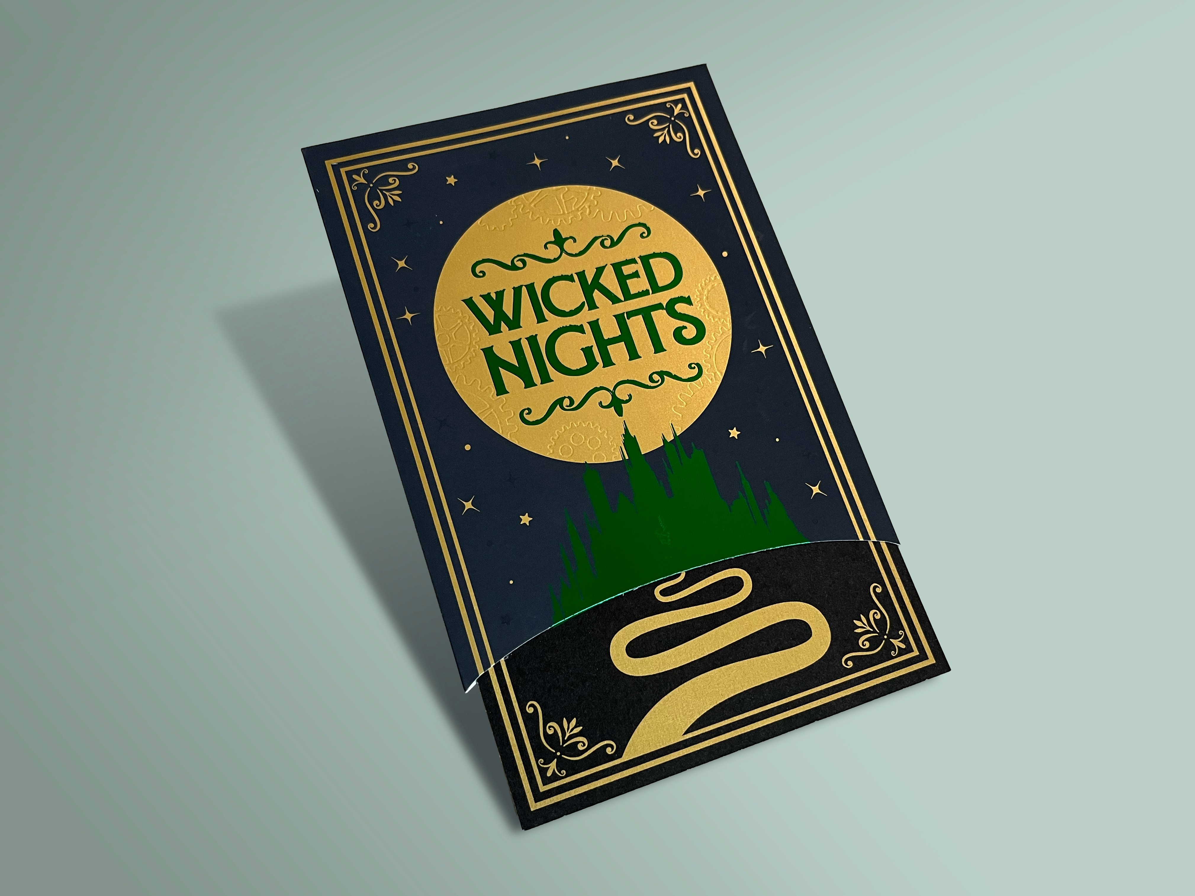 Wicked Nights sleeve - closed