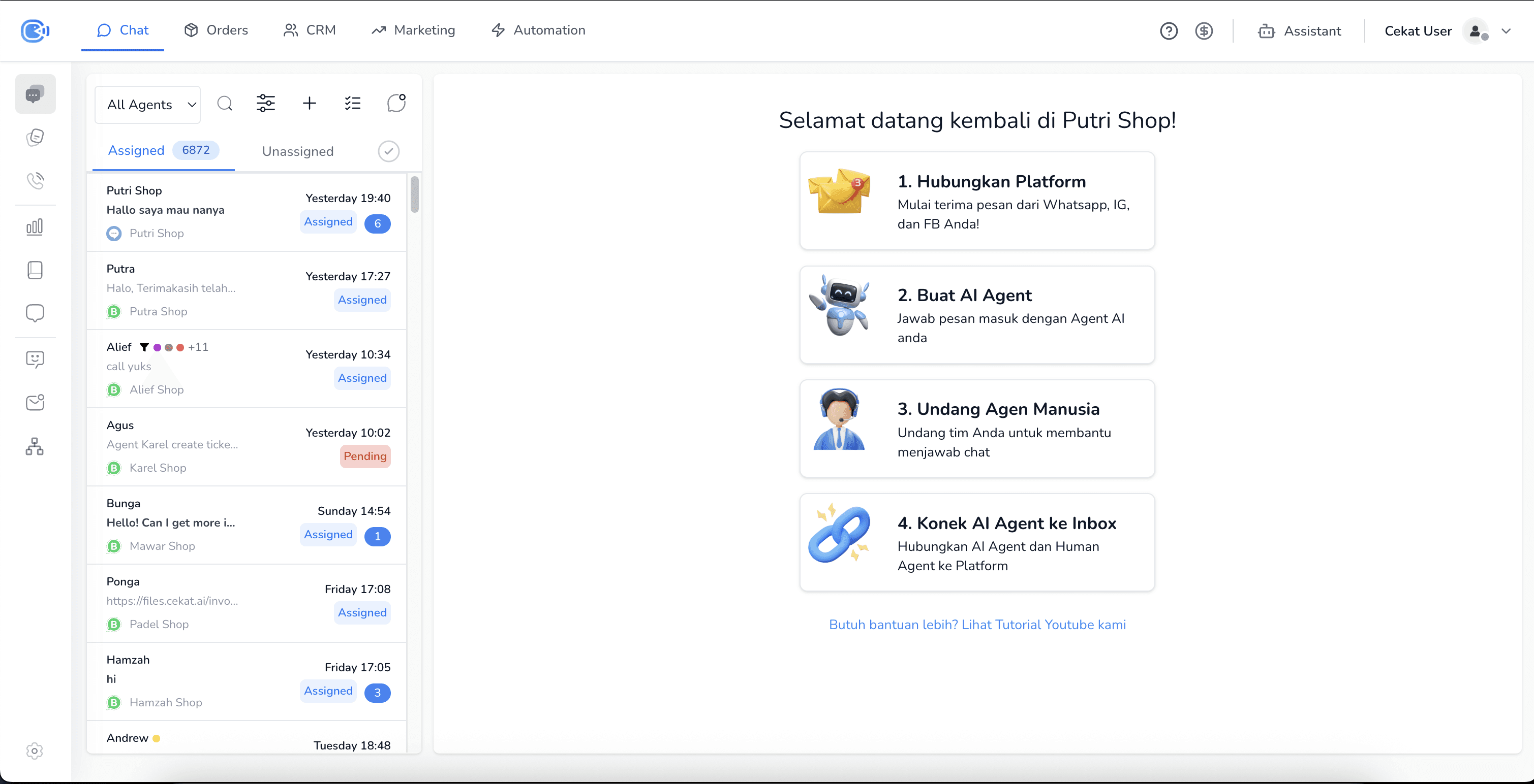 An image of Dreelio's dashboard
