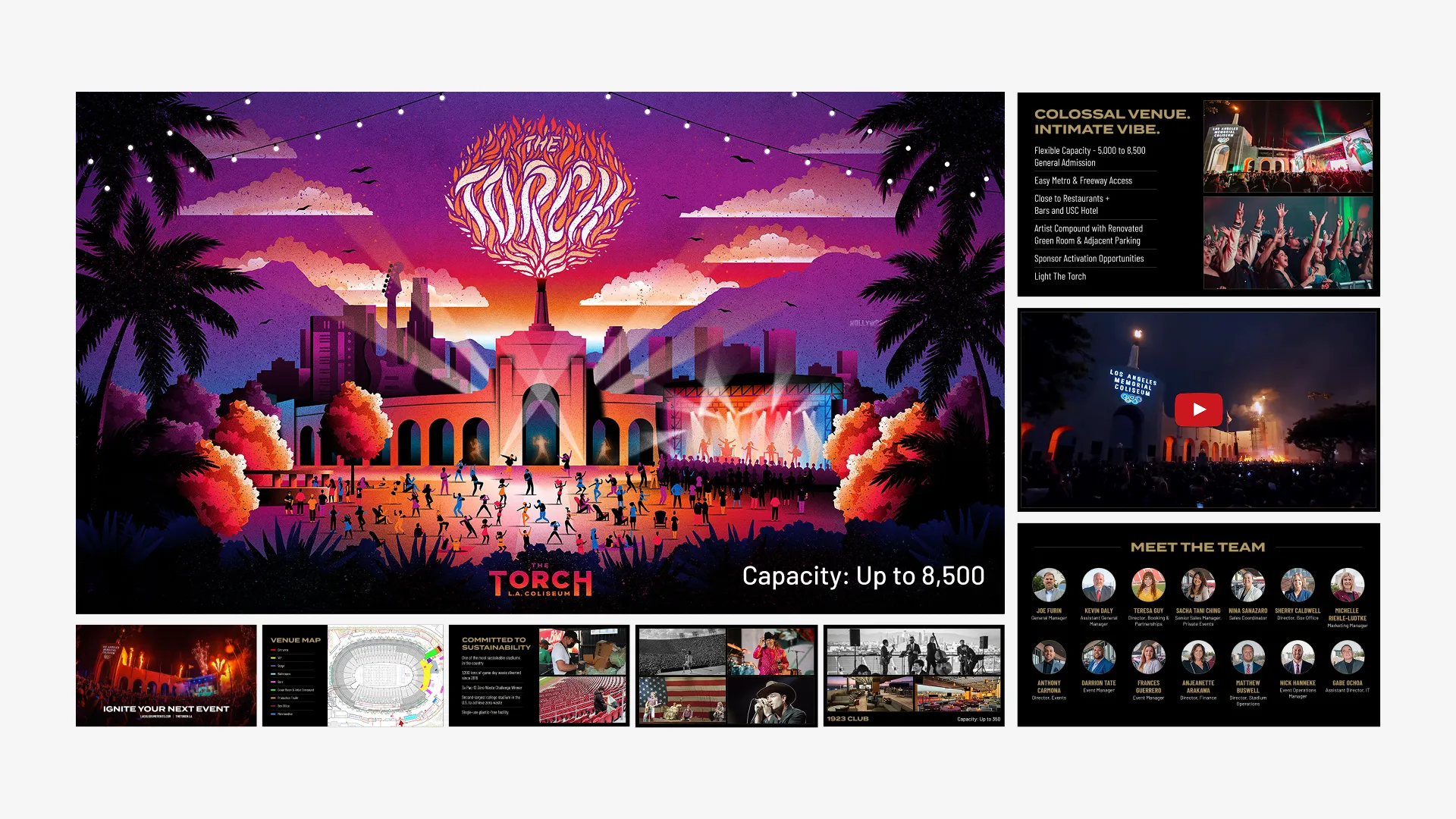 LAMC pitch deck cover and inside slides, Part 3.