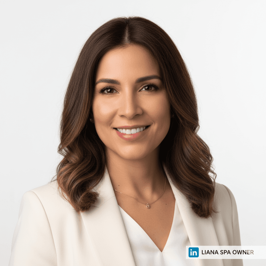 A photo of woman in red