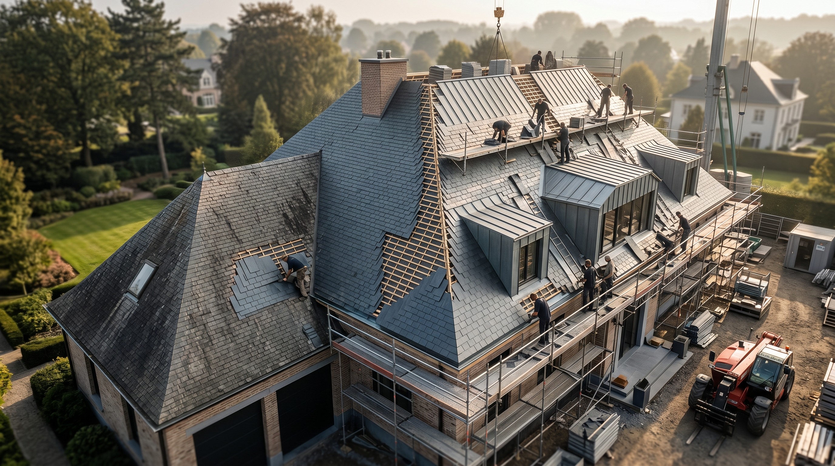 projet de rénovation toiture structuré premium