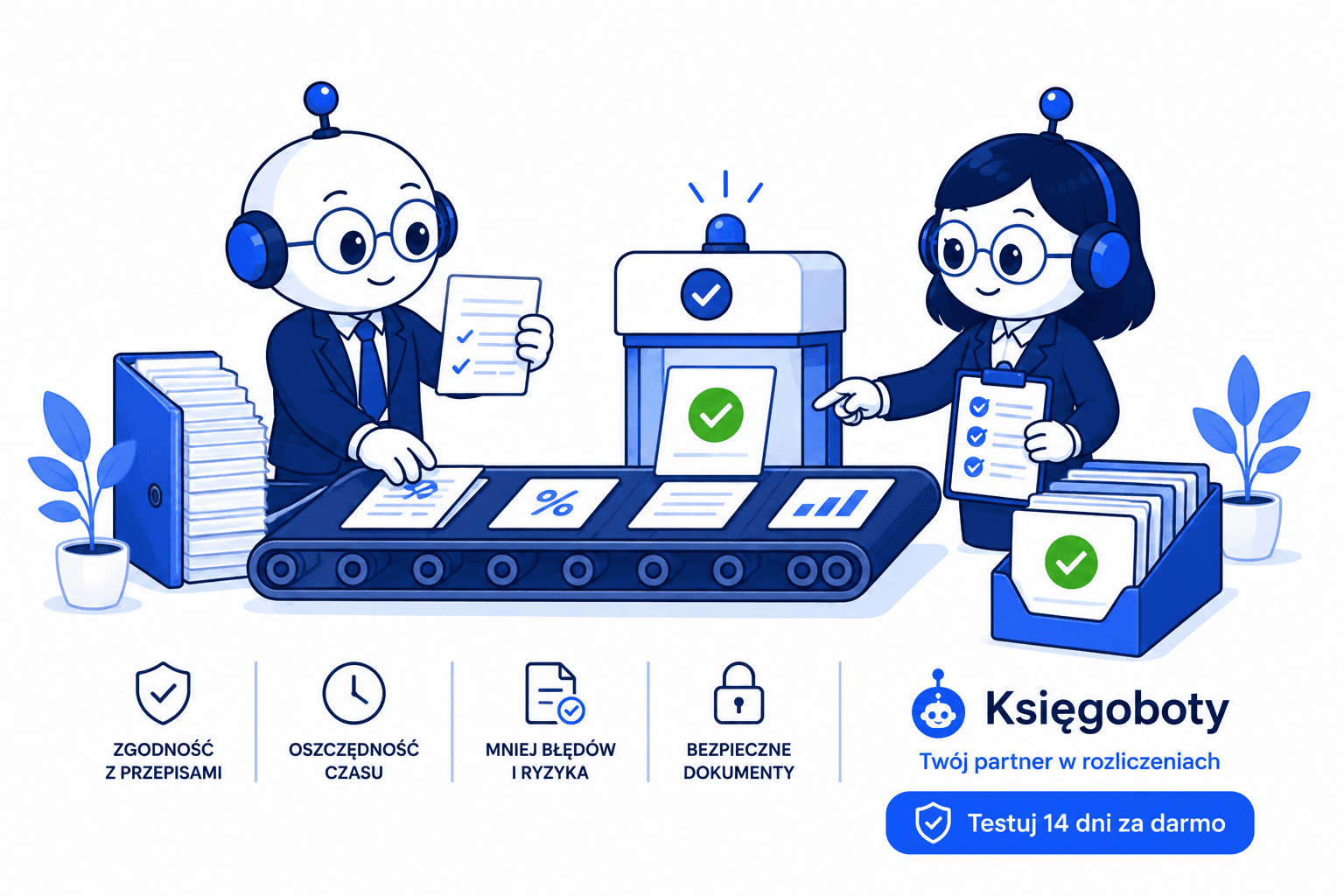 Księgoboty automatyzują weryfikację dokumentów i pomagają bezpiecznie rozliczać VAT.