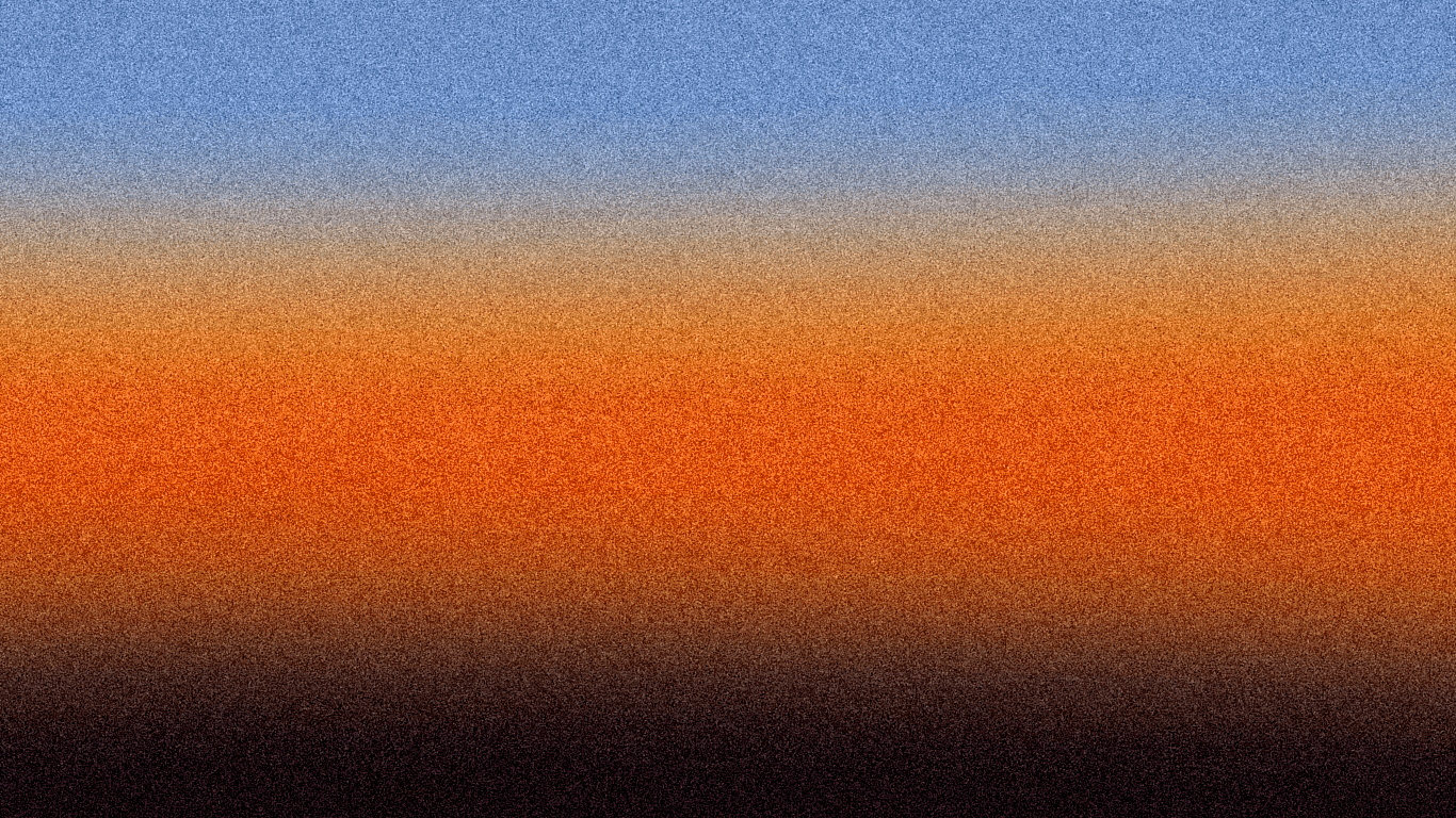 blue, orange and black gradiant